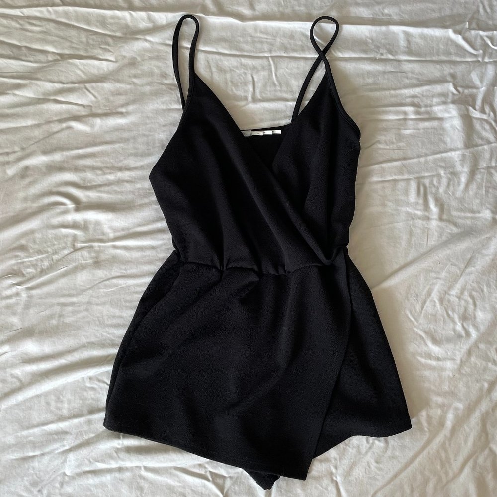 Black romper from Urban Outfitters